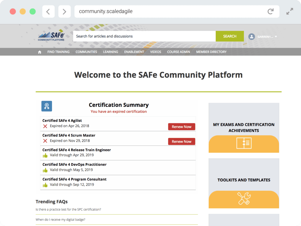 Scaled Agile Community Product Design
