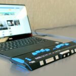 Braille keyboard example